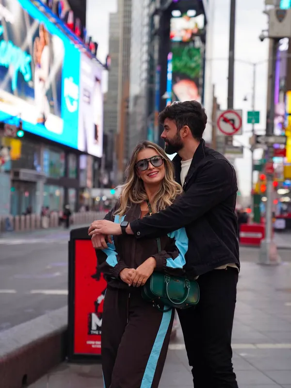 Cliente da W7 Transfer na Times Square